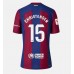 Barcelona Andreas Christensen #15 Hjemmedrakt Dame 2023-24 Korte ermer